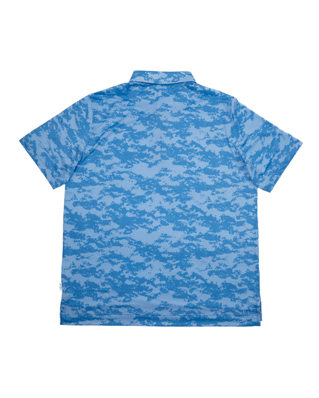 Full Send Golf Blue Camo Polo