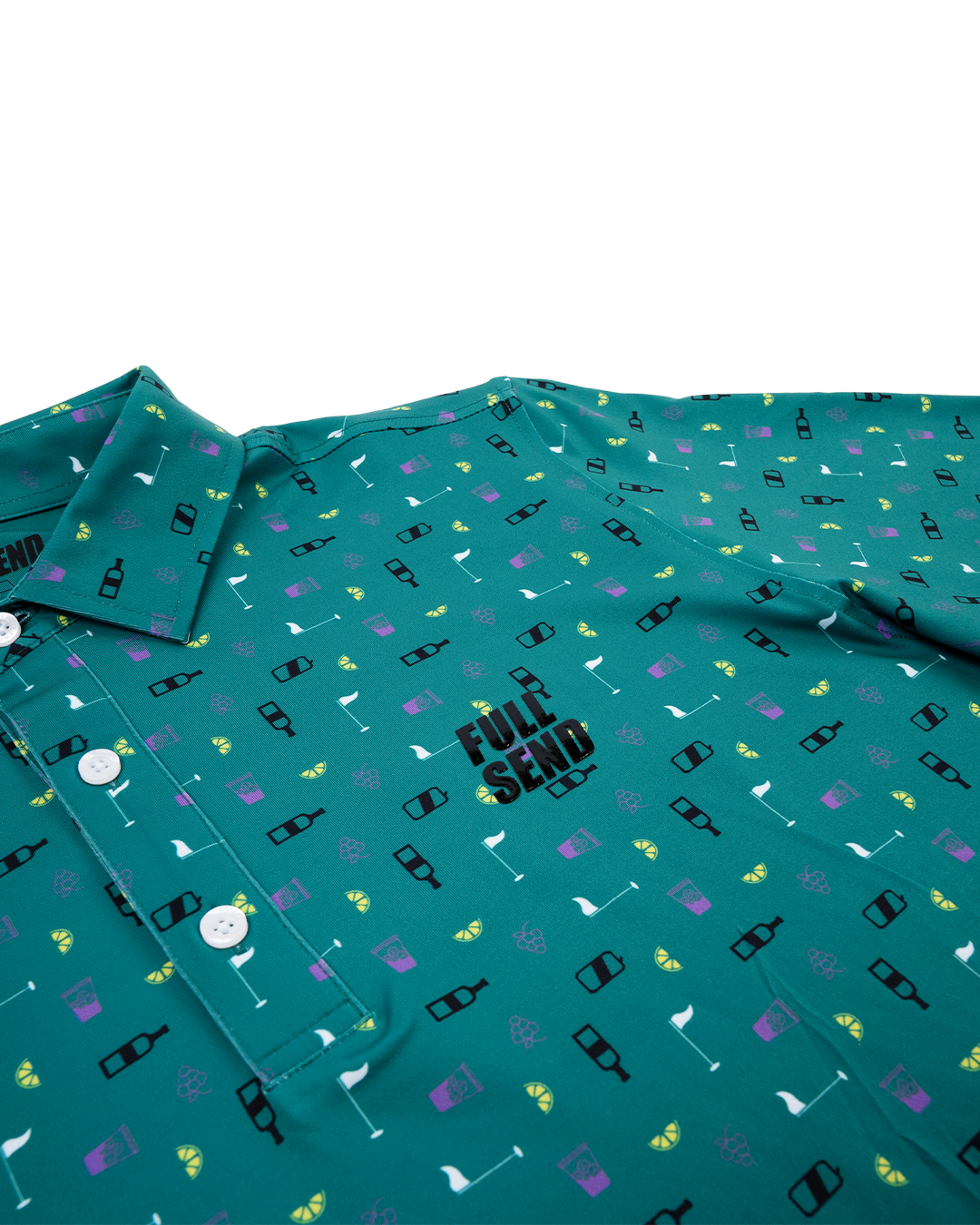Full Send Golf Party Masters Polo