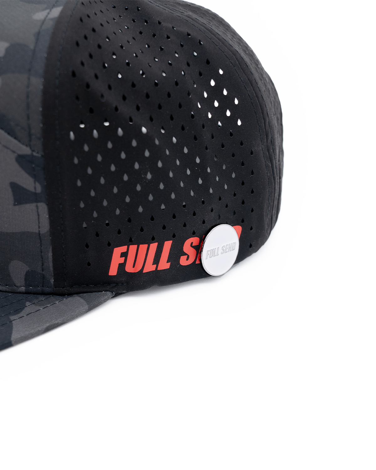 Full Send Golf X Happy Dad Black Camo Hydro Hat