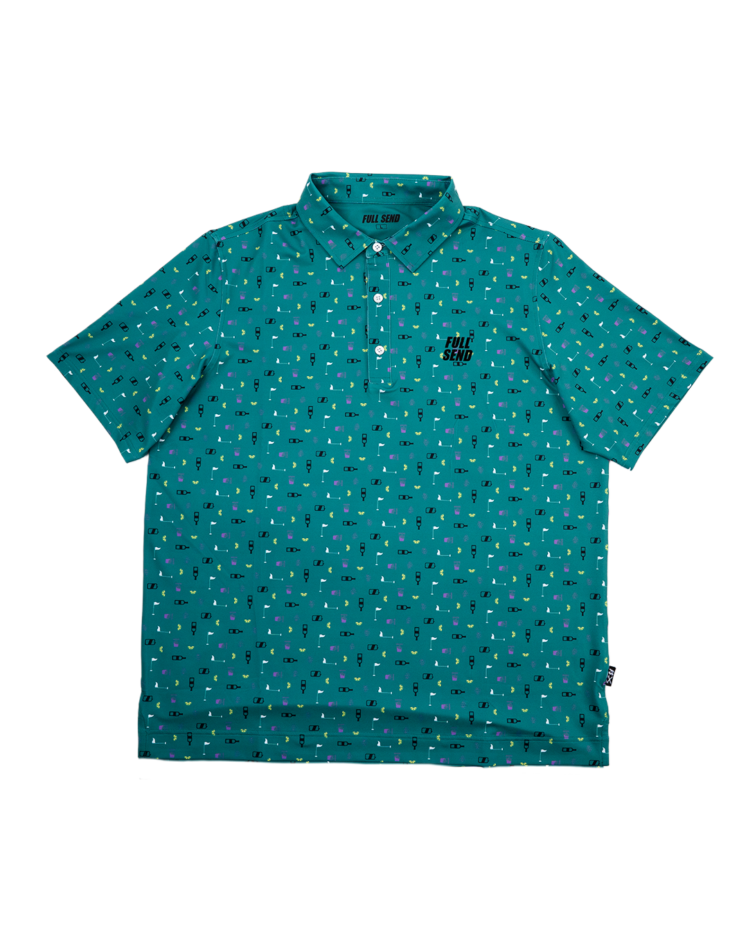 Full Send Golf Party Masters Polo