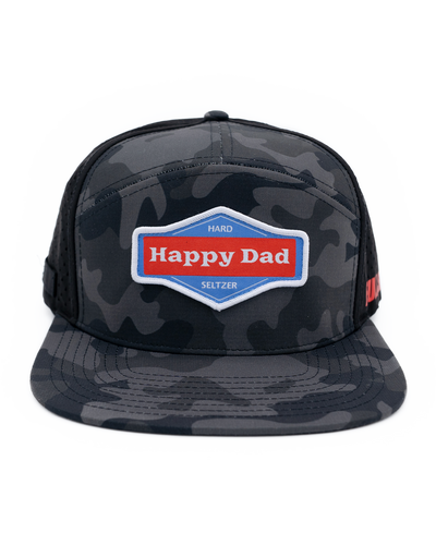 Full Send Golf X Happy Dad Black Camo Hydro Hat