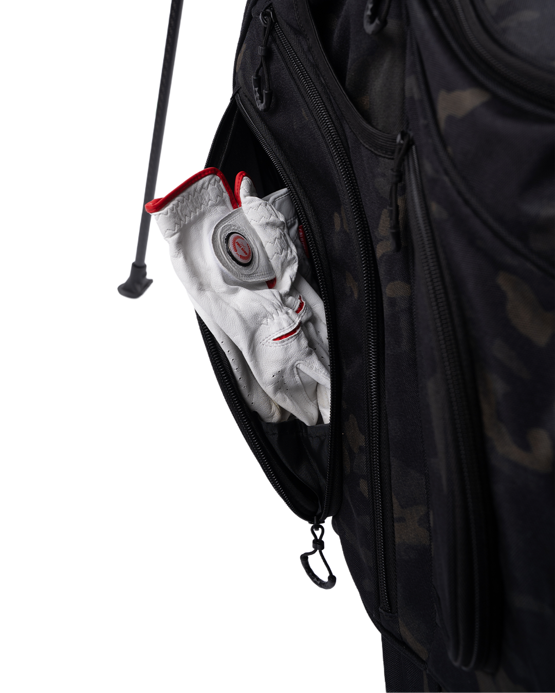 Full Send Golf Black Camo Stand Bag