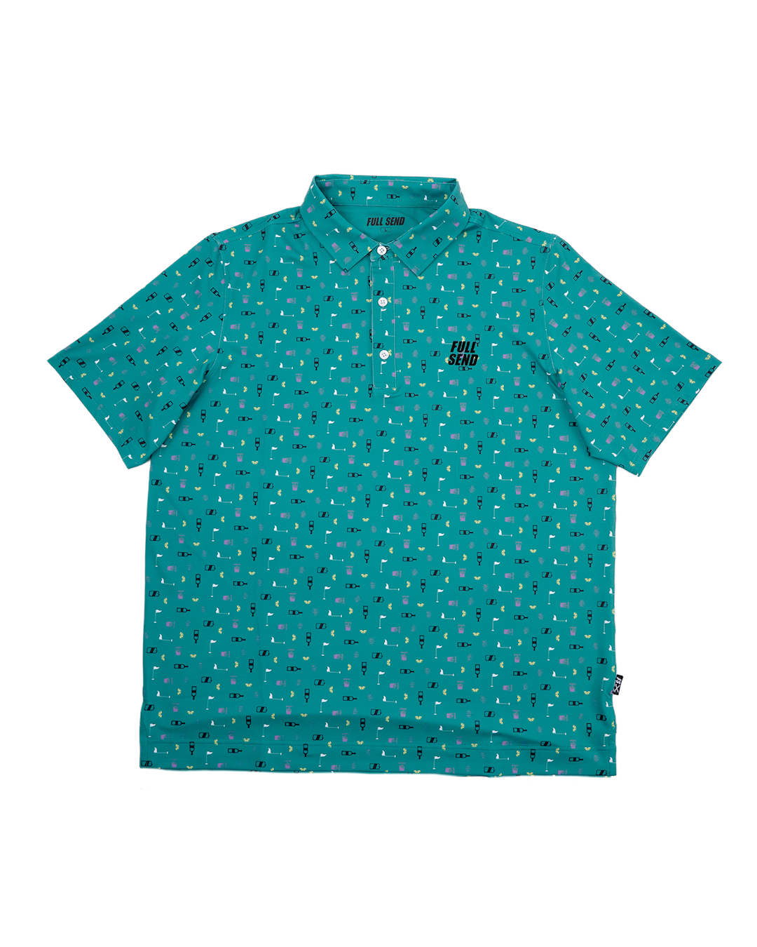 Full Send Golf Party Masters Polo