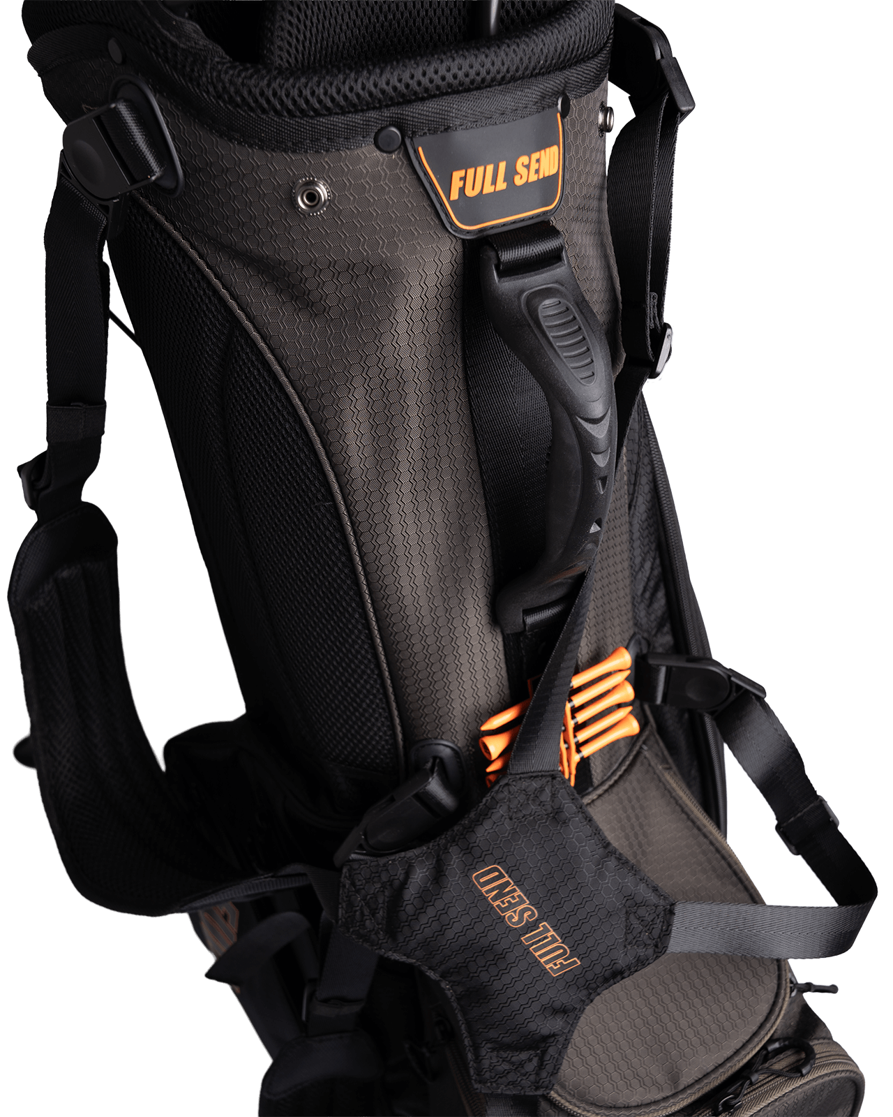 Full Send Golf Black & Green Tonal Stand Bag