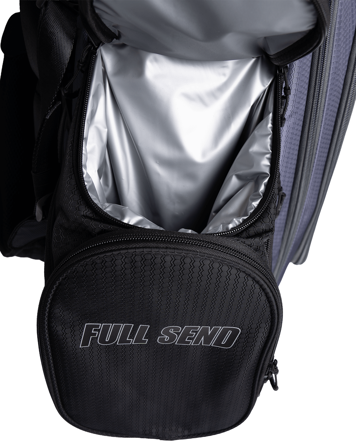 Full Send Golf Black & Grey Tonal Stand Bag