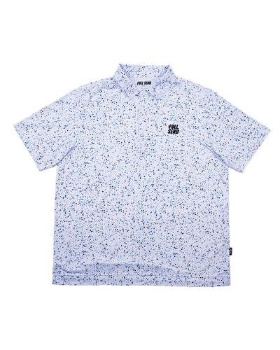 Full Send Golf Paint Splatter Polo