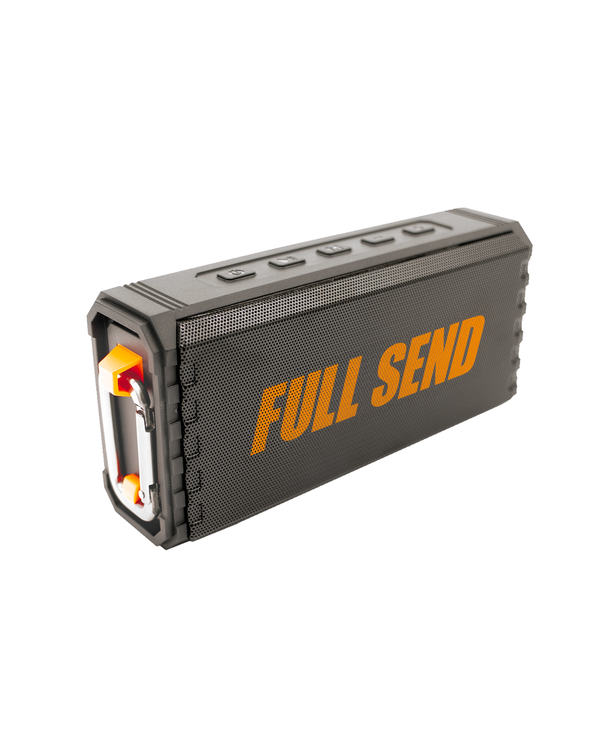 Full Send Golf X Rokform Orange Logo Golf Speaker