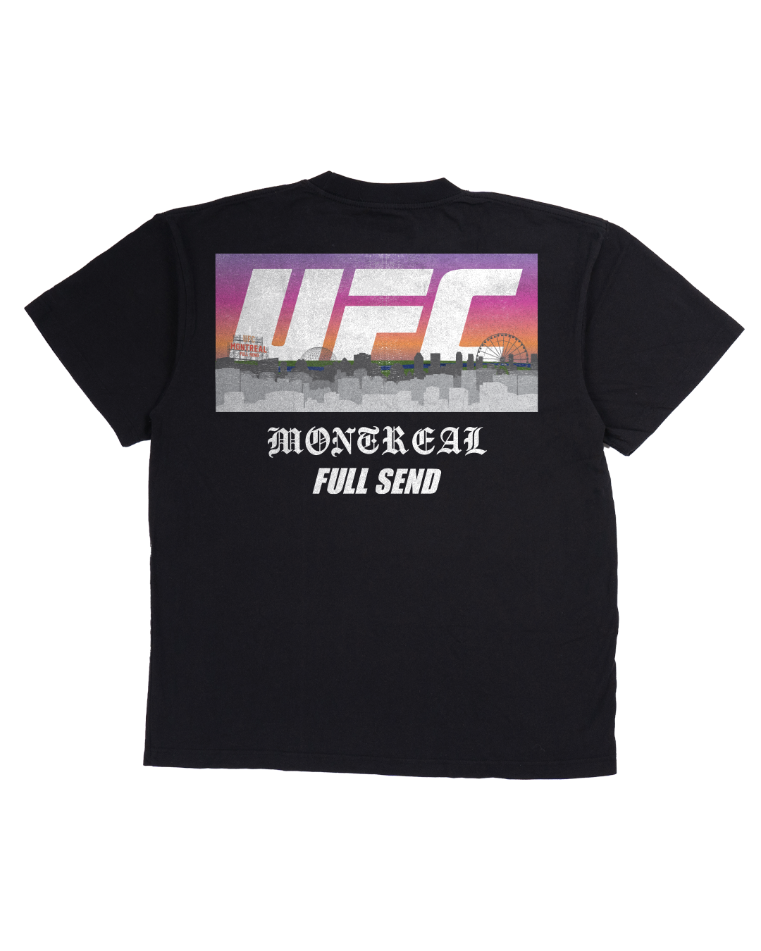 UFC Montreal Skyline Black T-Shirt
