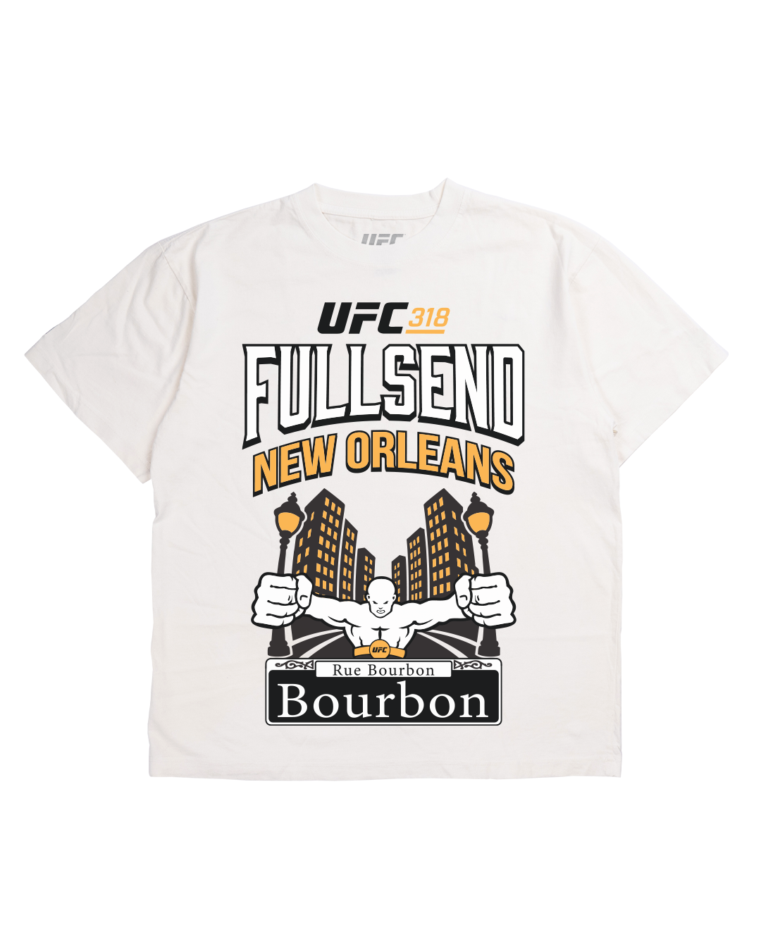 UFC New Orleans White T-Shirt