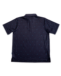 Full Send Golf Mini Party Black/Turqoise Polo