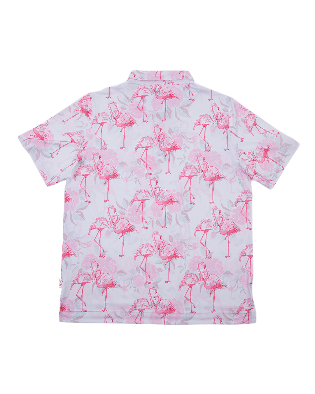 Full Send Golf Pink Flamingo Polo