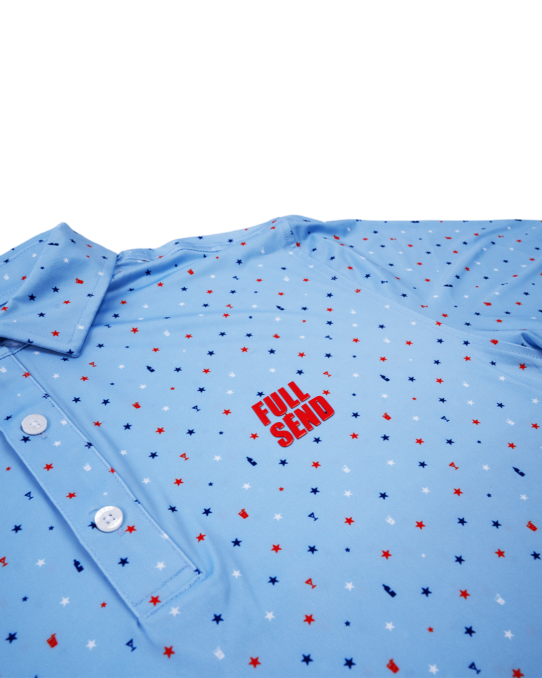 Full Send Golf Bars & Stars Polo