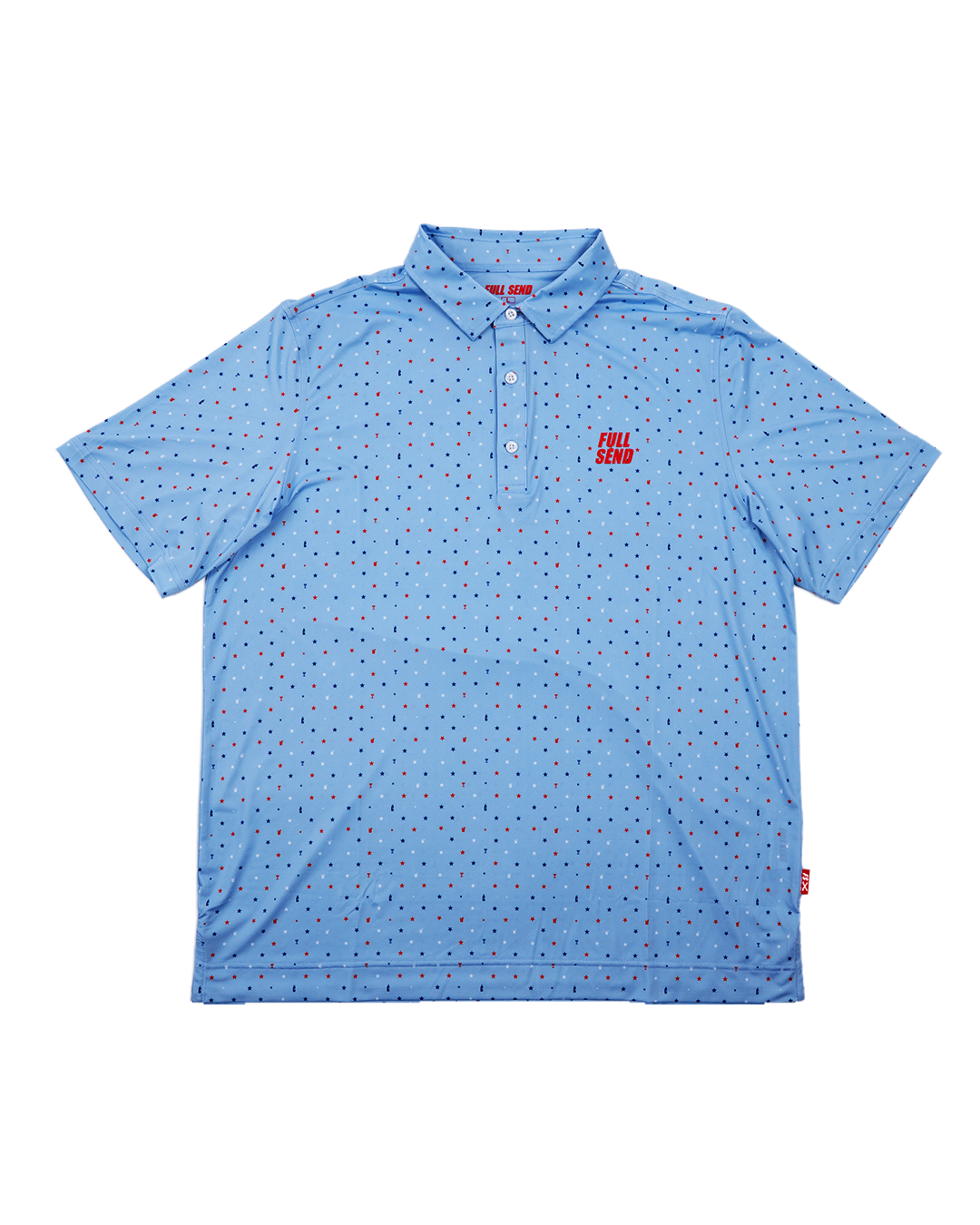 Full Send Golf Bars & Stars Polo