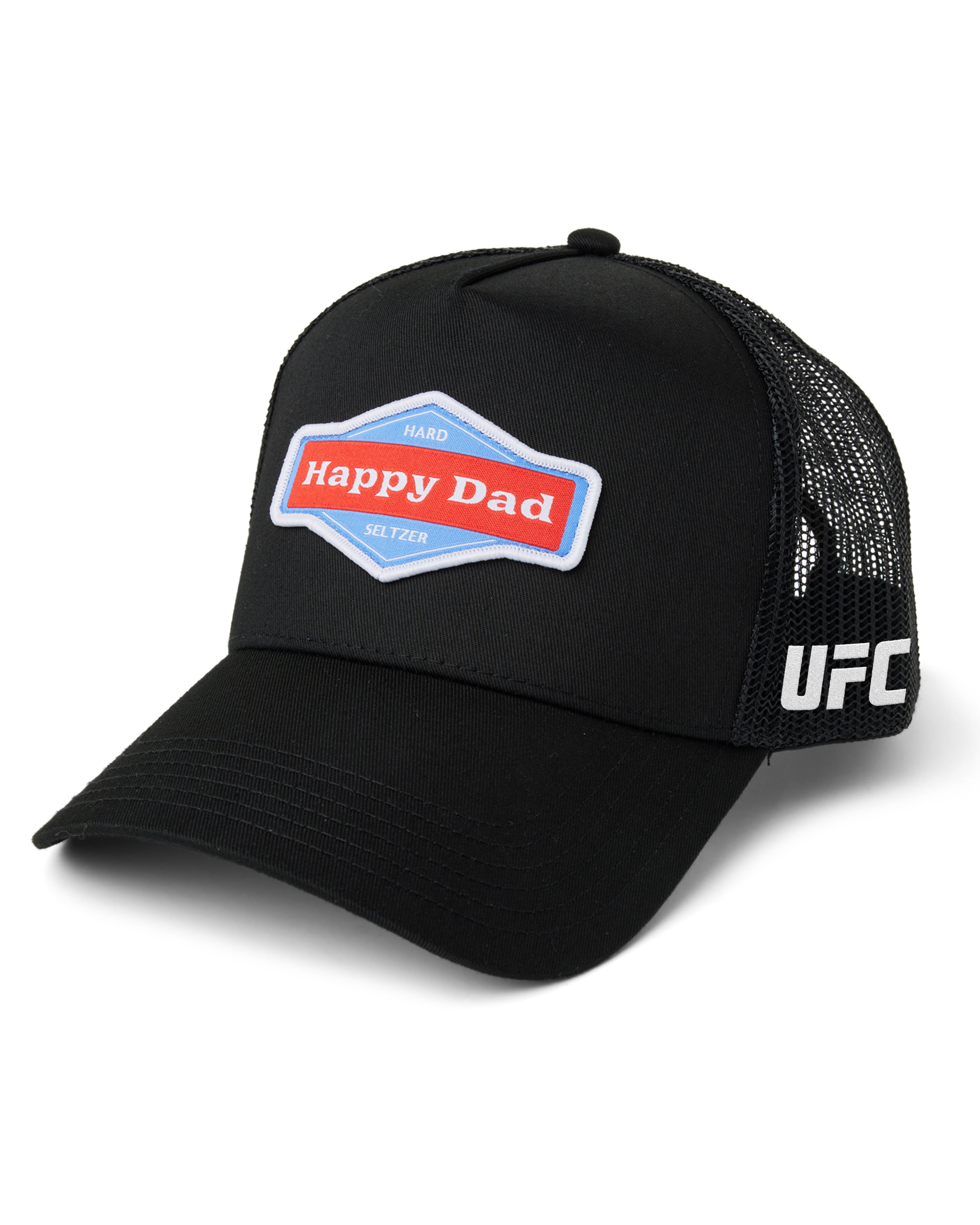 UFC x Happy Dad Trucker Hat (Black)