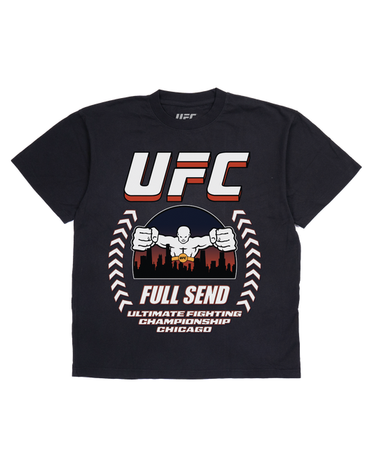 UFC Chicago Cage Black T-Shirt
