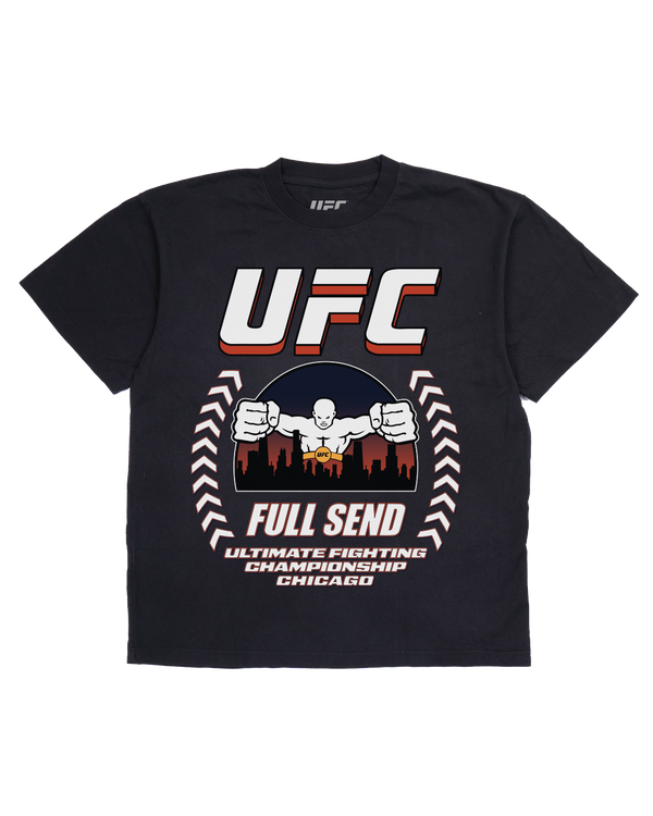UFC Chicago Cage Black T-Shirt