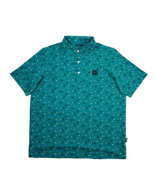 Full Send Golf Party Masters Polo