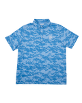 Full Send Golf Blue Camo Polo