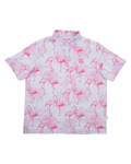 Full Send Golf Pink Flamingo Polo