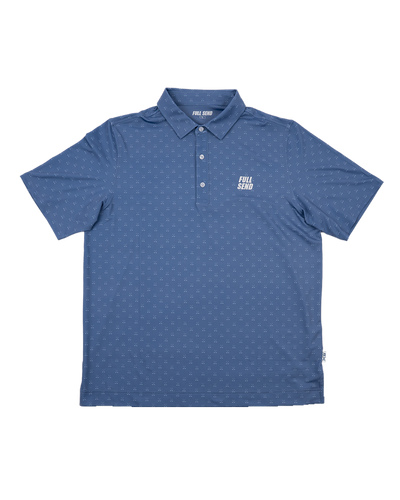 Full Send Golf Crossed Clubs Polo