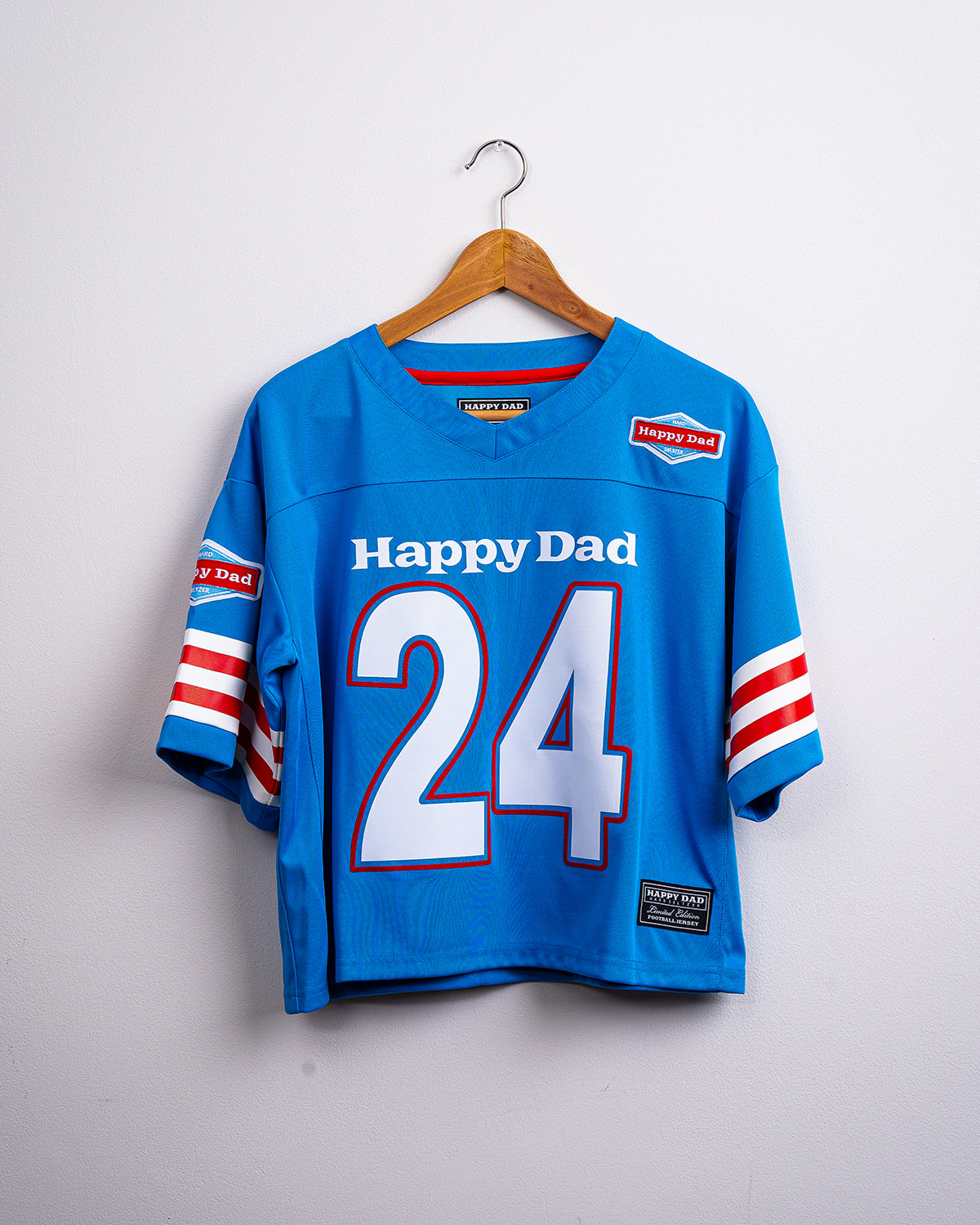 Happy Dad Football Jersey Women's '24 (Blue)