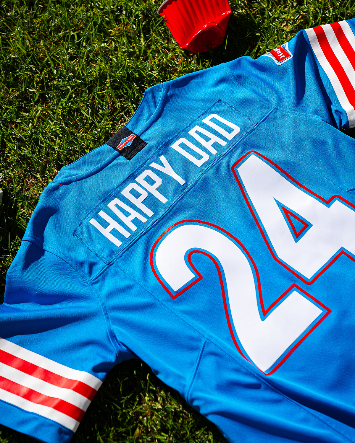 Happy Dad Football Jersey '24 (Blue)