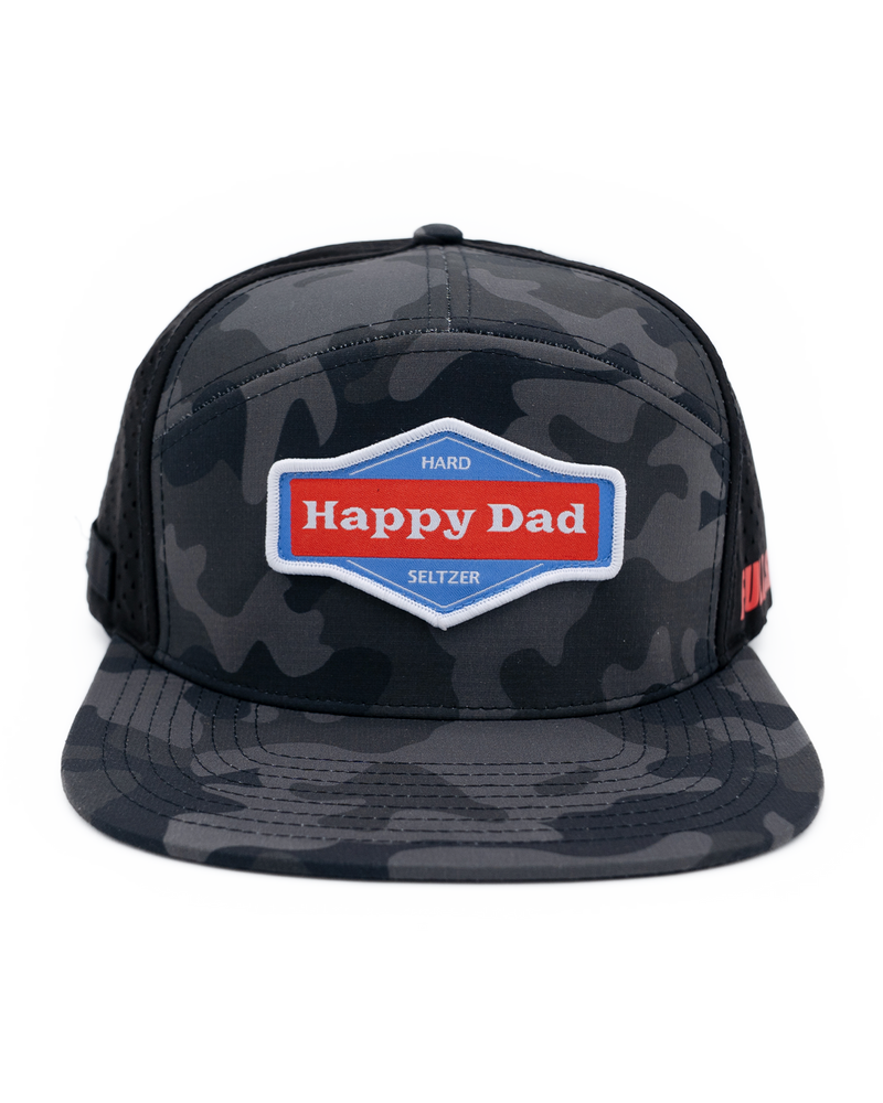 Full Send Golf X Happy Dad Black Camo Hydro Hat
