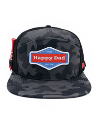 Full Send Golf X Happy Dad Black Camo Hydro Hat