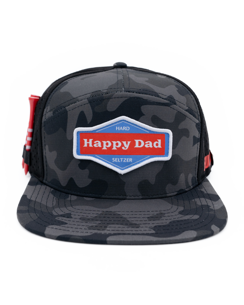 Full Send Golf X Happy Dad Black Camo Hydro Hat