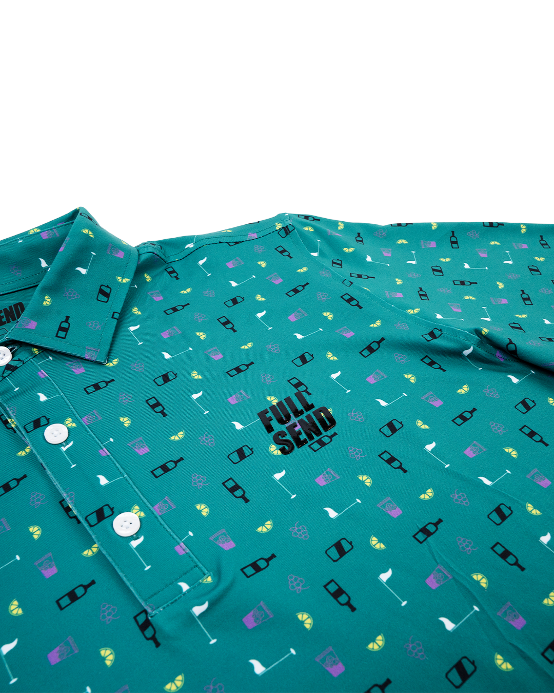 Full Send Golf Party Masters Polo