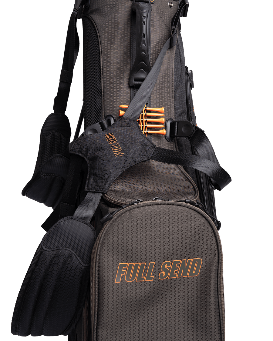 Full Send Golf Black & Green Tonal Stand Bag