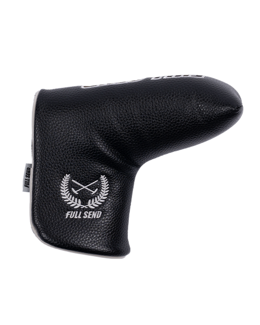 Full Send Golf Black Camo Blade Putter Cover