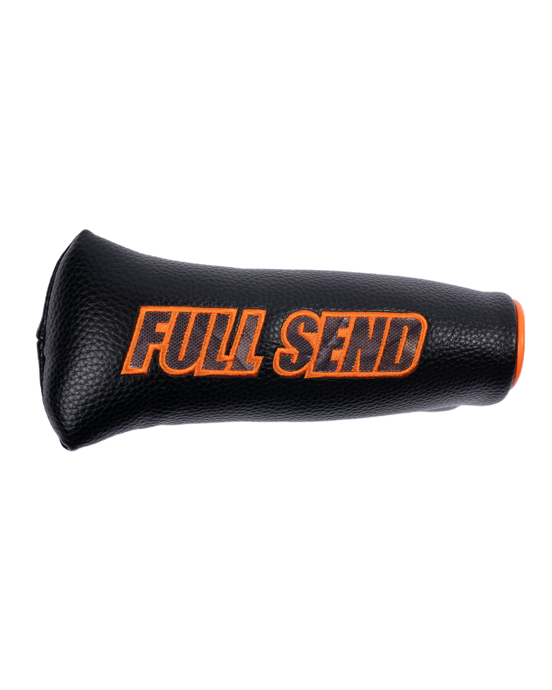 Full Send Golf Orange Camo Blade Putter Cover