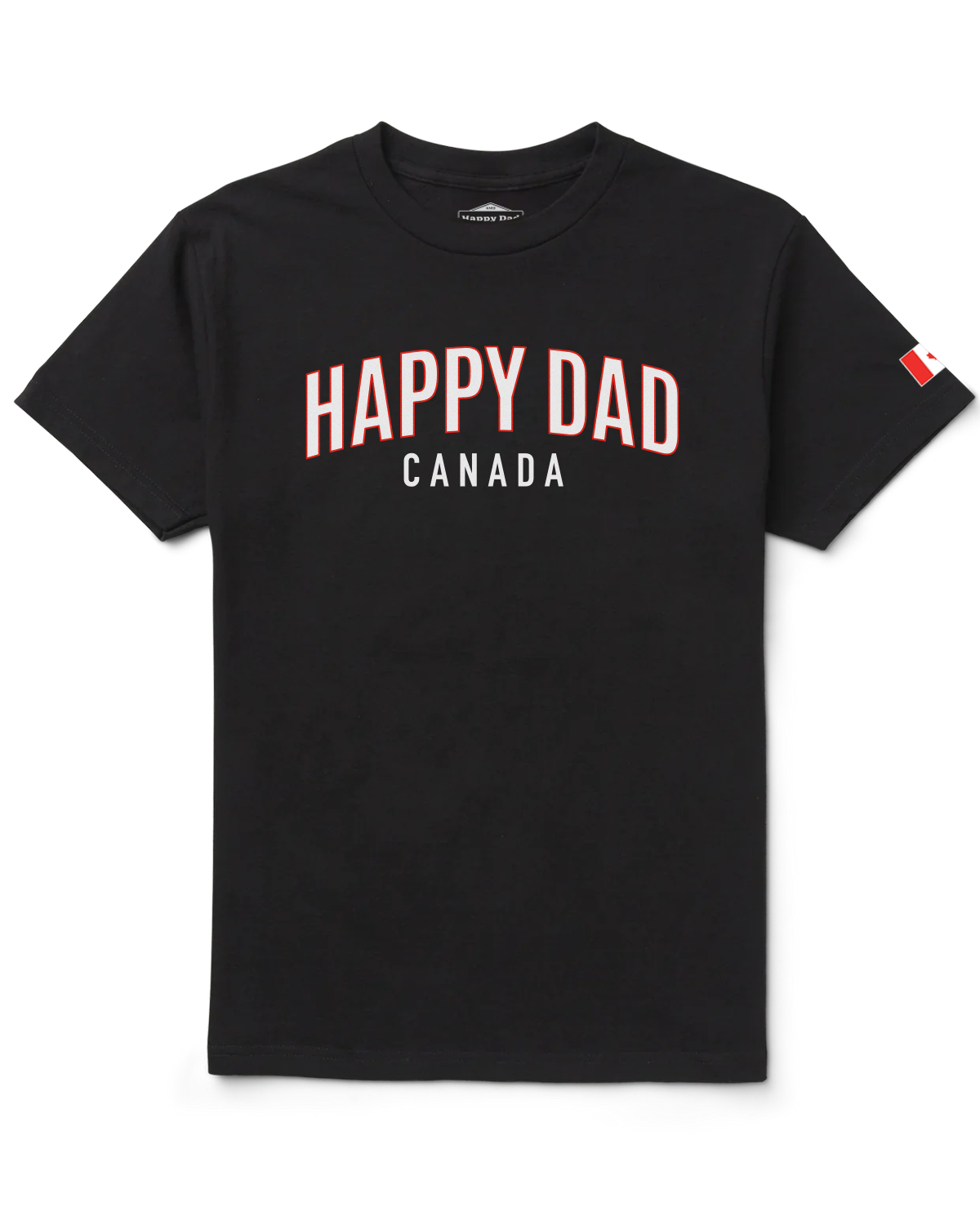 Happy Dad Arch Tee Canada (Black)