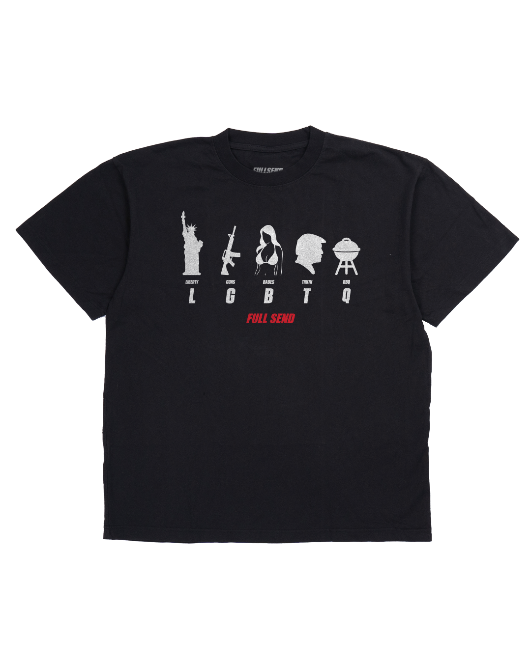 Full Send LGBTQ Black T-Shirt