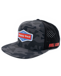 Full Send Golf X Happy Dad Black Camo Hydro Hat