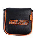 Full Send Golf Orange Camo Mallet Putter Cover