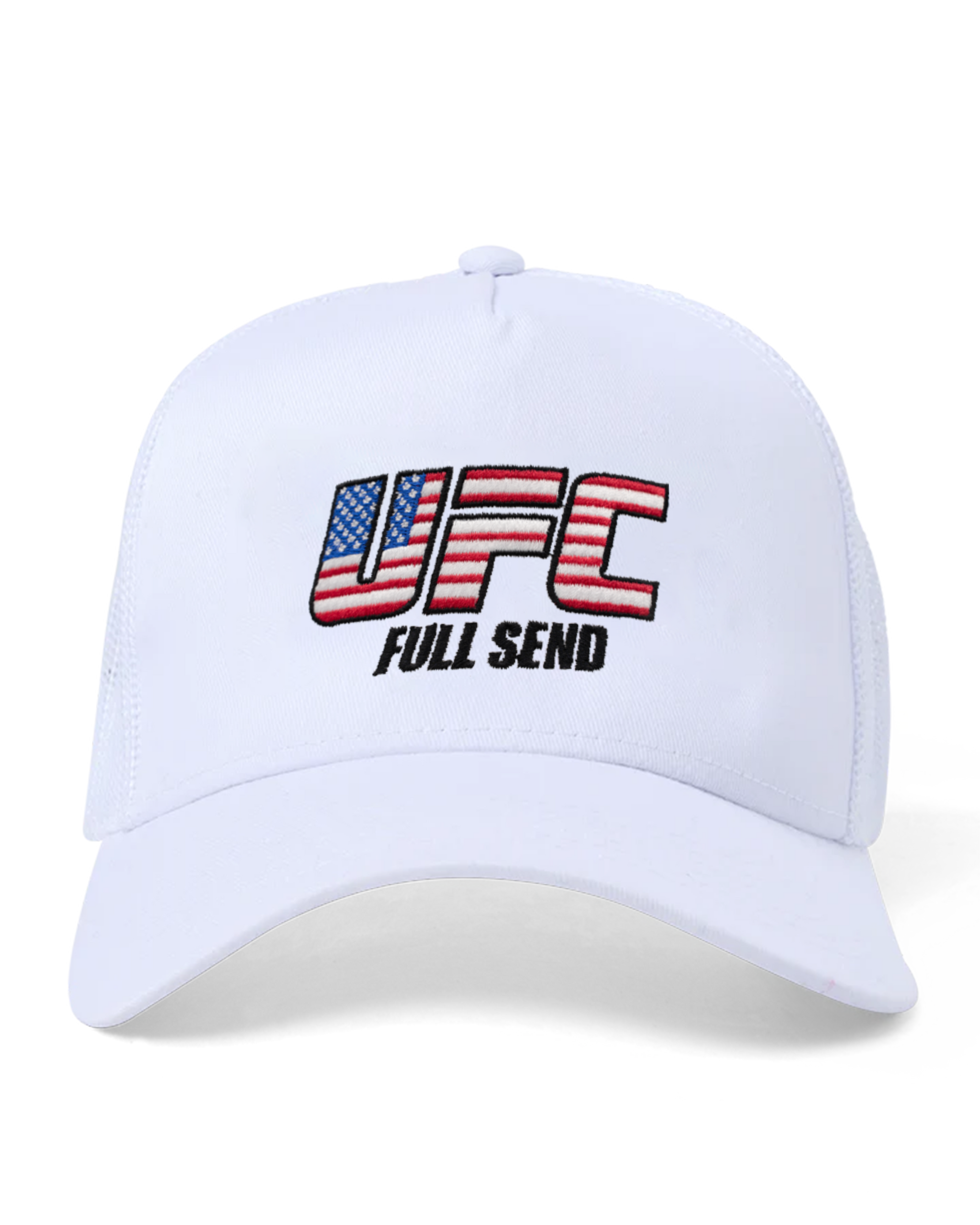 Full Send x UFC USA Flag Trucker Hat