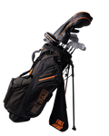Full Send Golf Black & Green Tonal Stand Bag