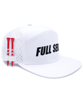 Full Send Golf White/Black Logo Hydro Hat