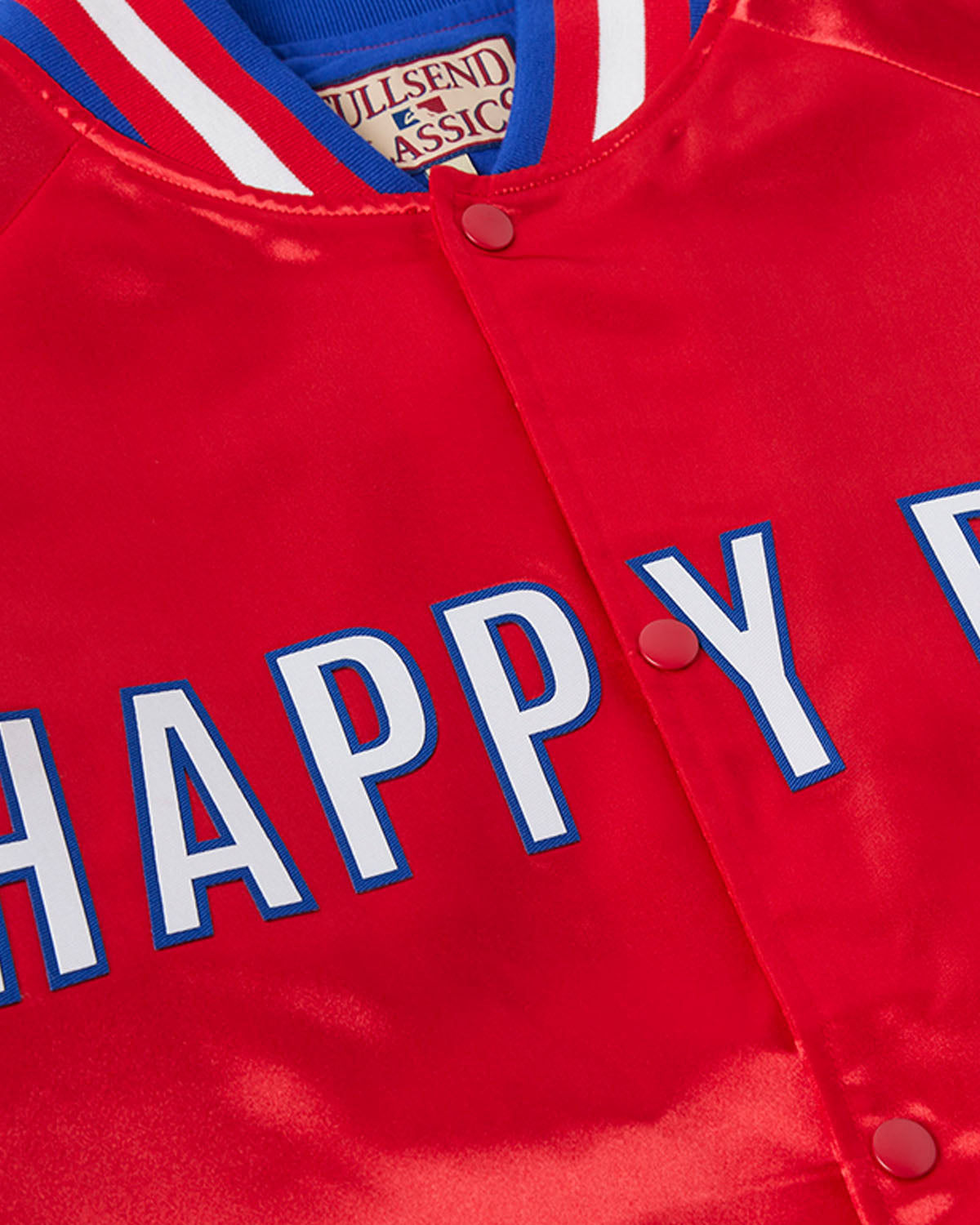 Happy Dad Satin Jacket (Red)