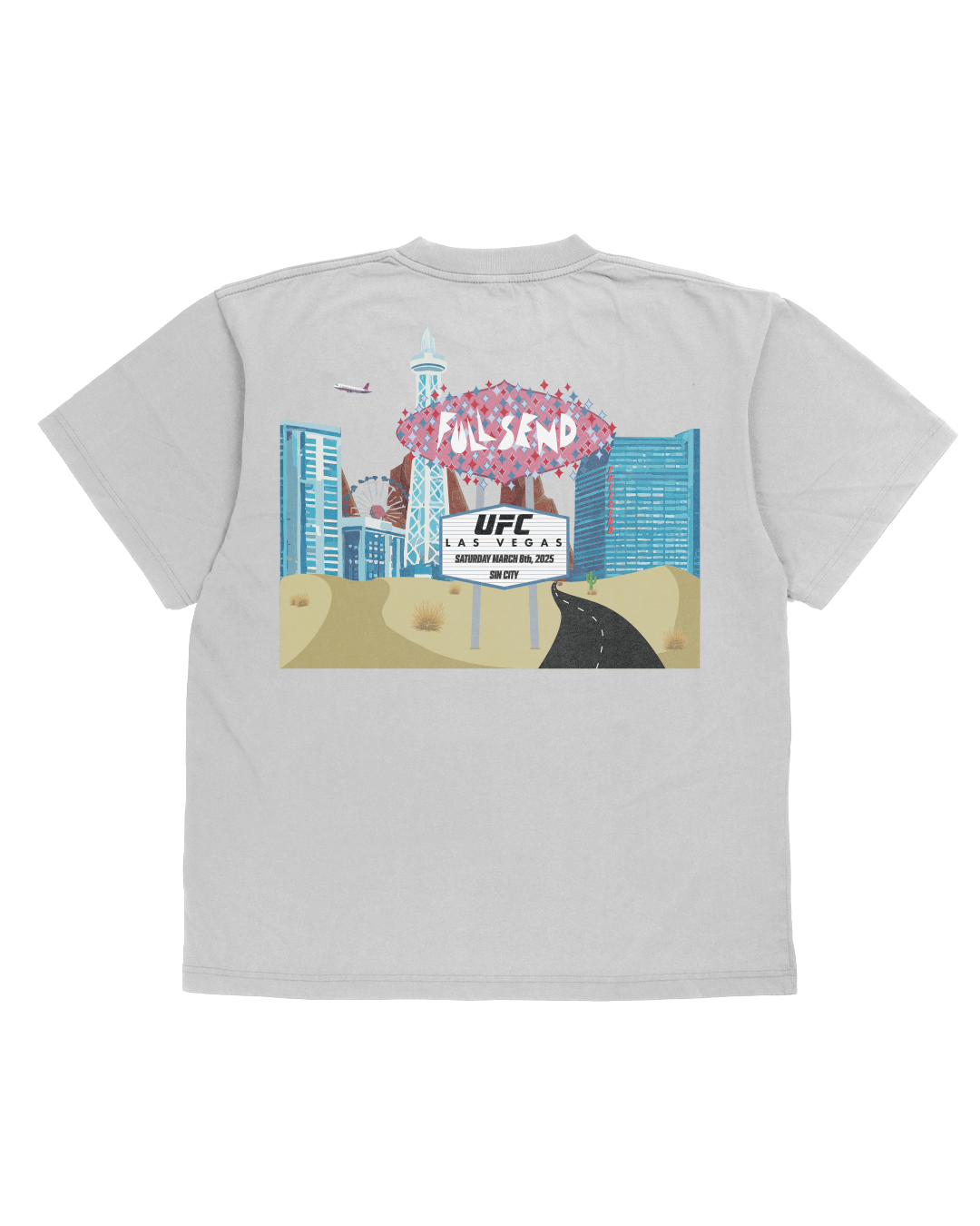 UFC Sin City Grey T-Shirt
