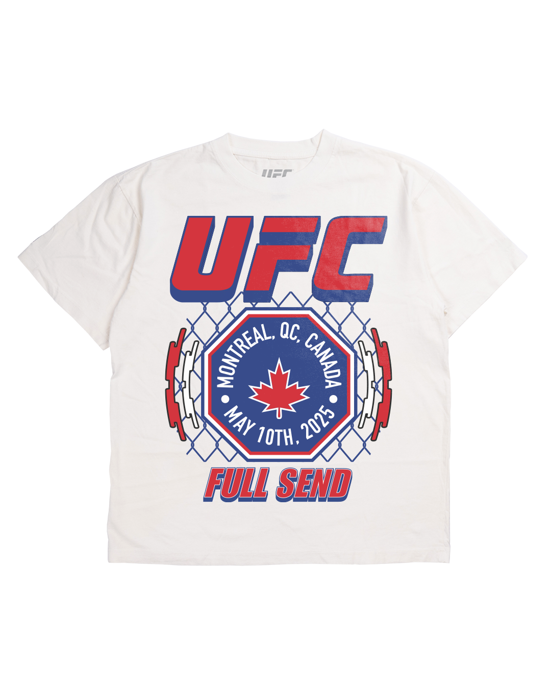 UFC Montreal Cage White T-Shirt