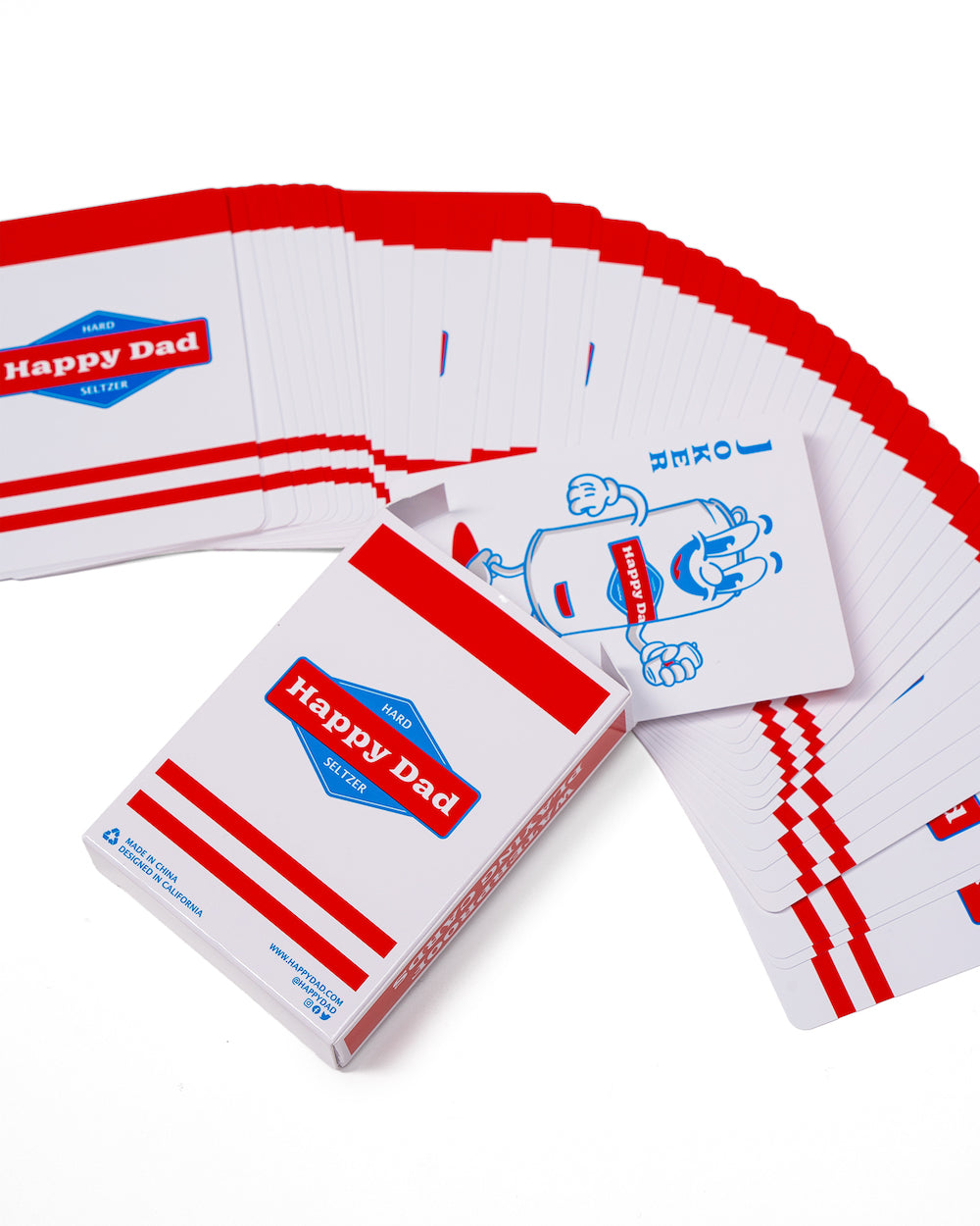 Happy Dad Waterproof Playing Cards