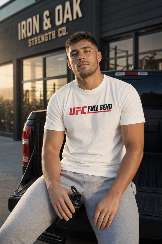FS x UFC Logo White T-shirt