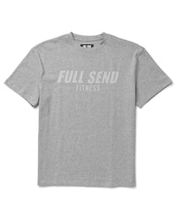 Full Send Golf Fleece Hoodie Zip-Up (Grey)