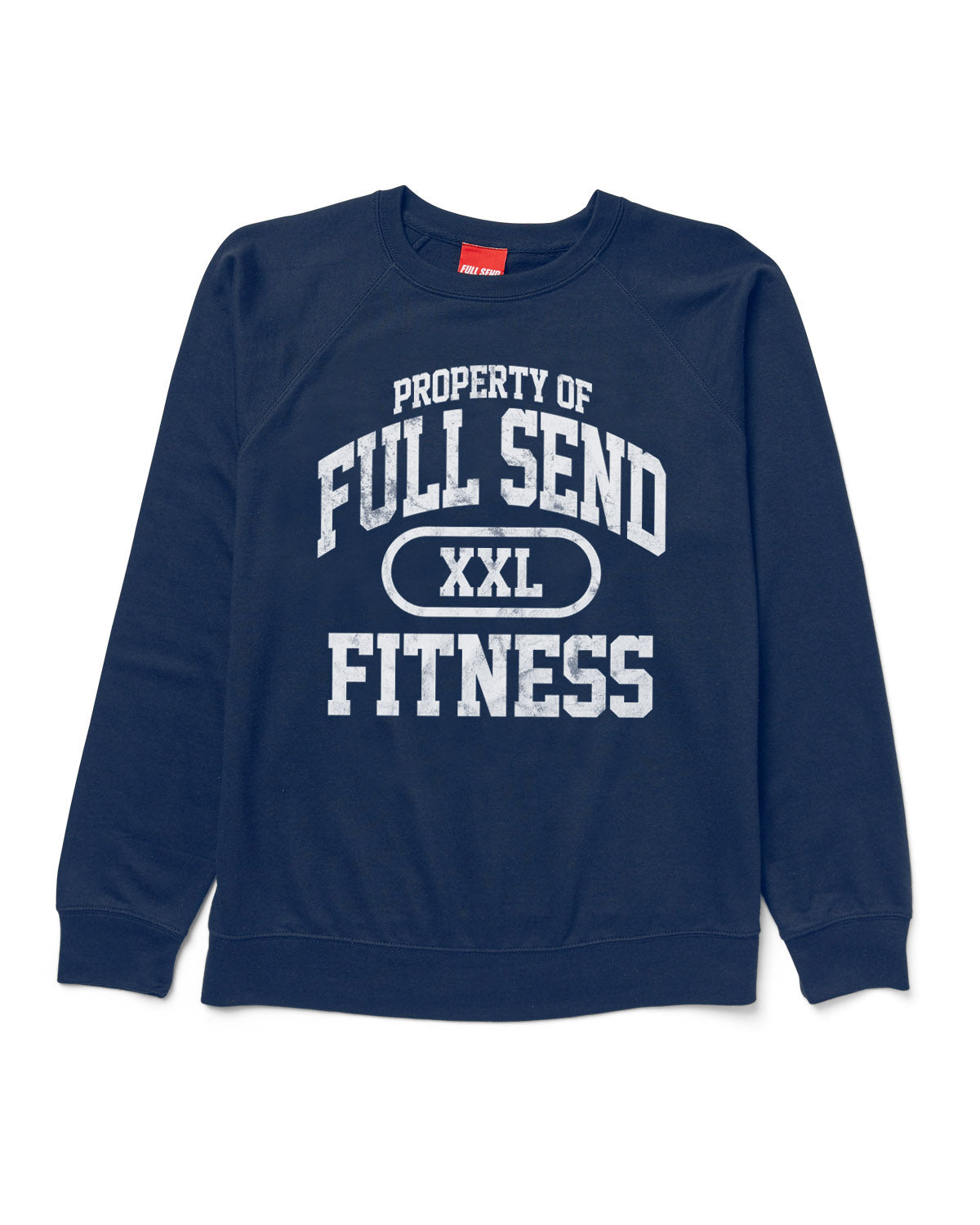 Fitness Collegiate Crewneck | Full Send by NELK – FULL SEND by NELK